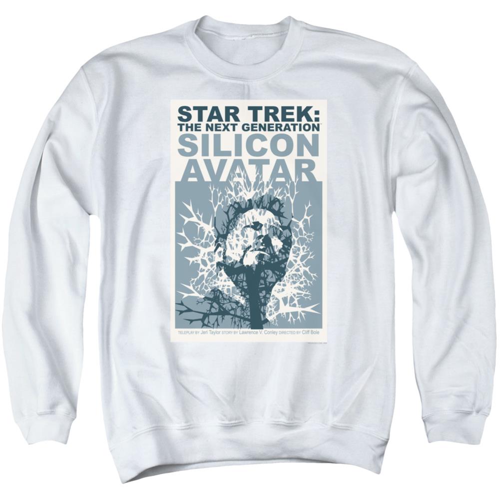 Star Trek TNG Season 5 Episode 4 Men's Crewneck 50 50 Poly Long-Sleeve T-Shirt