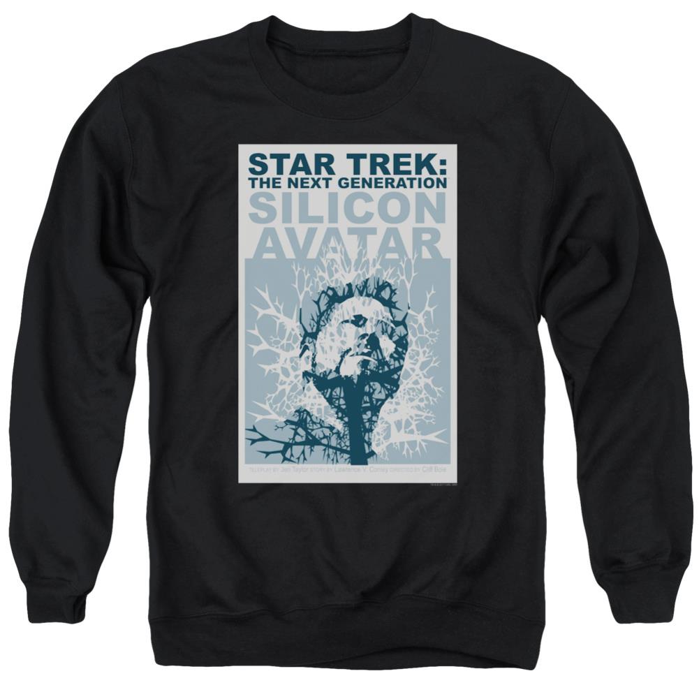 Star Trek TNG Season 5 Episode 4 Men's Crewneck 50 50 Poly Long-Sleeve T-Shirt