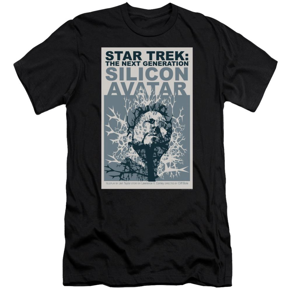 Star Trek TNG Season 5 Episode 4 Men's Ultra-Soft 30/1 Cotton Slim Short-Sleeve T-Shirt
