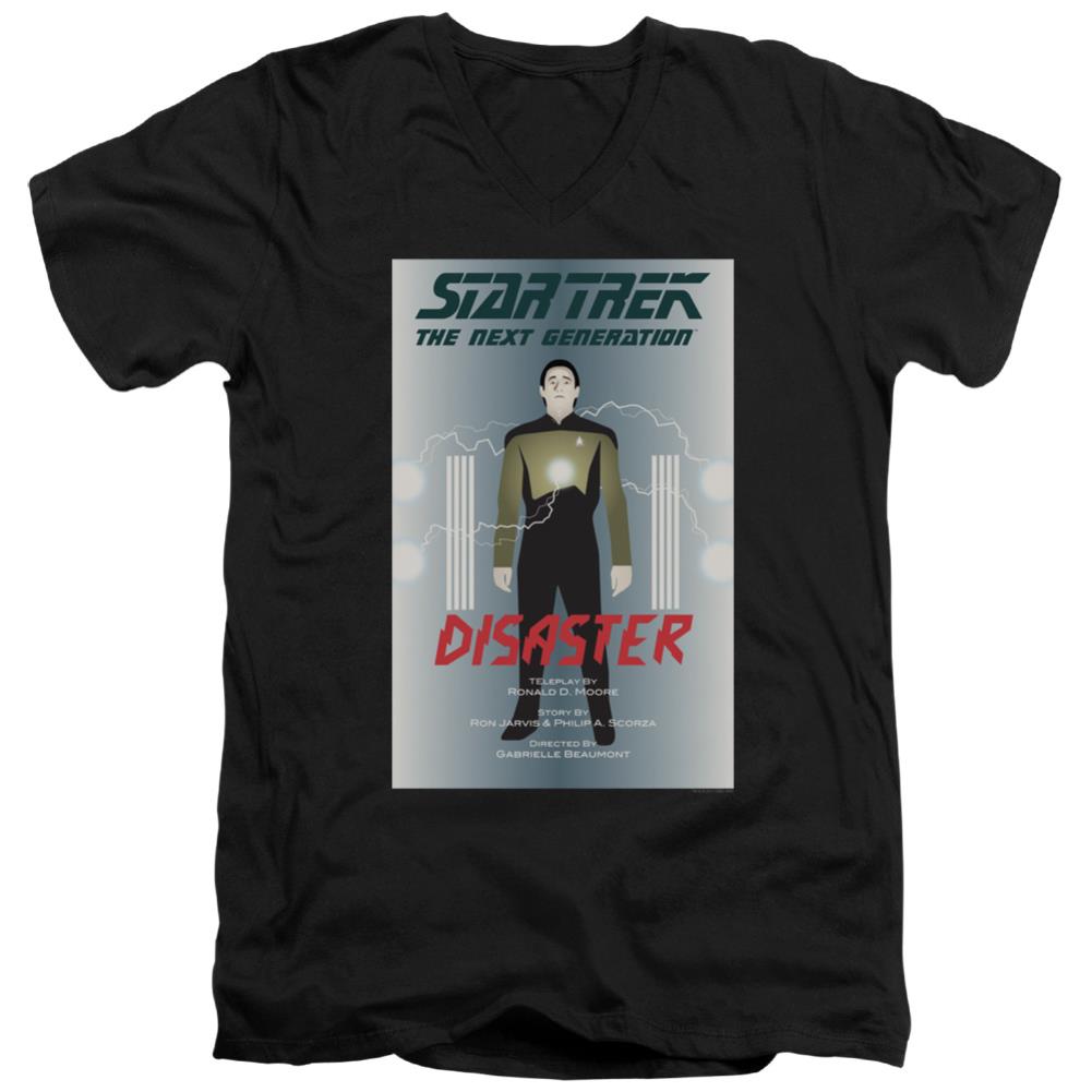 Star Trek TNG Season 5 Episode 5 Men's 30/1 Cotton Slim V-Neck T-Shirt