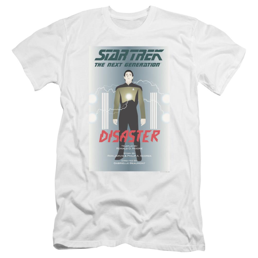 Star Trek TNG Season 5 Episode 5 Men's Ultra-Soft 30/1 Cotton Slim Short-Sleeve T-Shirt