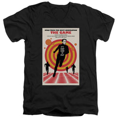 Star Trek TNG Season 5 Episode 6 Men's 30/1 Cotton Slim V-Neck T-Shirt