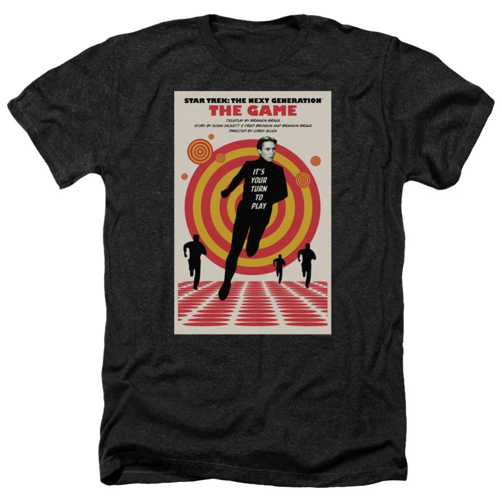 Star Trek TNG Season 5 Episode 6 Men's 30/1 Heather 60 40 Poly Short-Sleeve T-Shirt