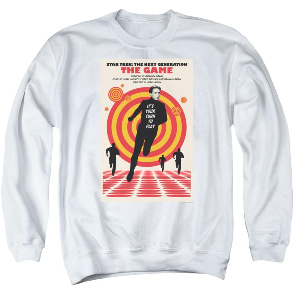 Star Trek TNG Season 5 Episode 6 Men's Crewneck 50 50 Poly Long-Sleeve T-Shirt