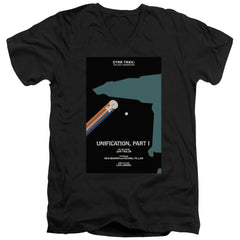 Star Trek TNG Season 5 Episode 7 Men's 30/1 Cotton Slim V-Neck T-Shirt