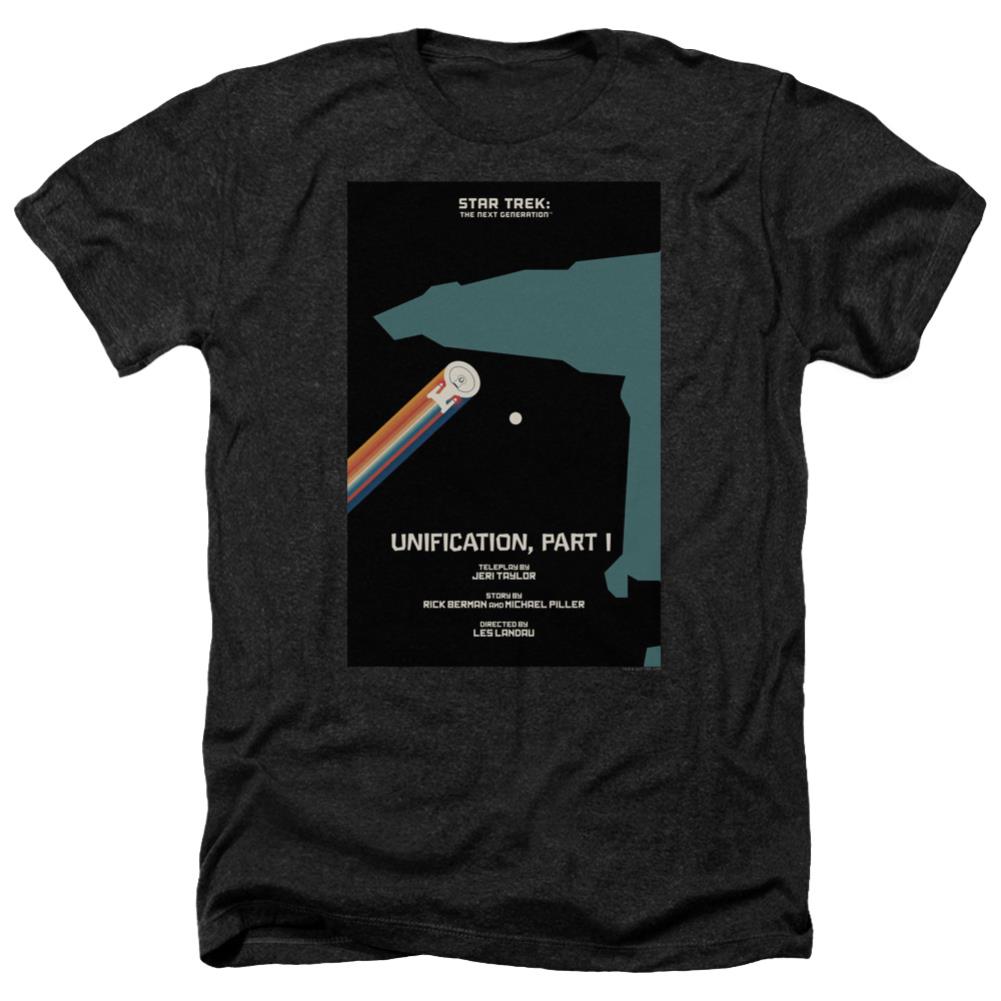 Star Trek TNG Season 5 Episode 7 Men's 30/1 Heather 60 40 Poly Short-Sleeve T-Shirt