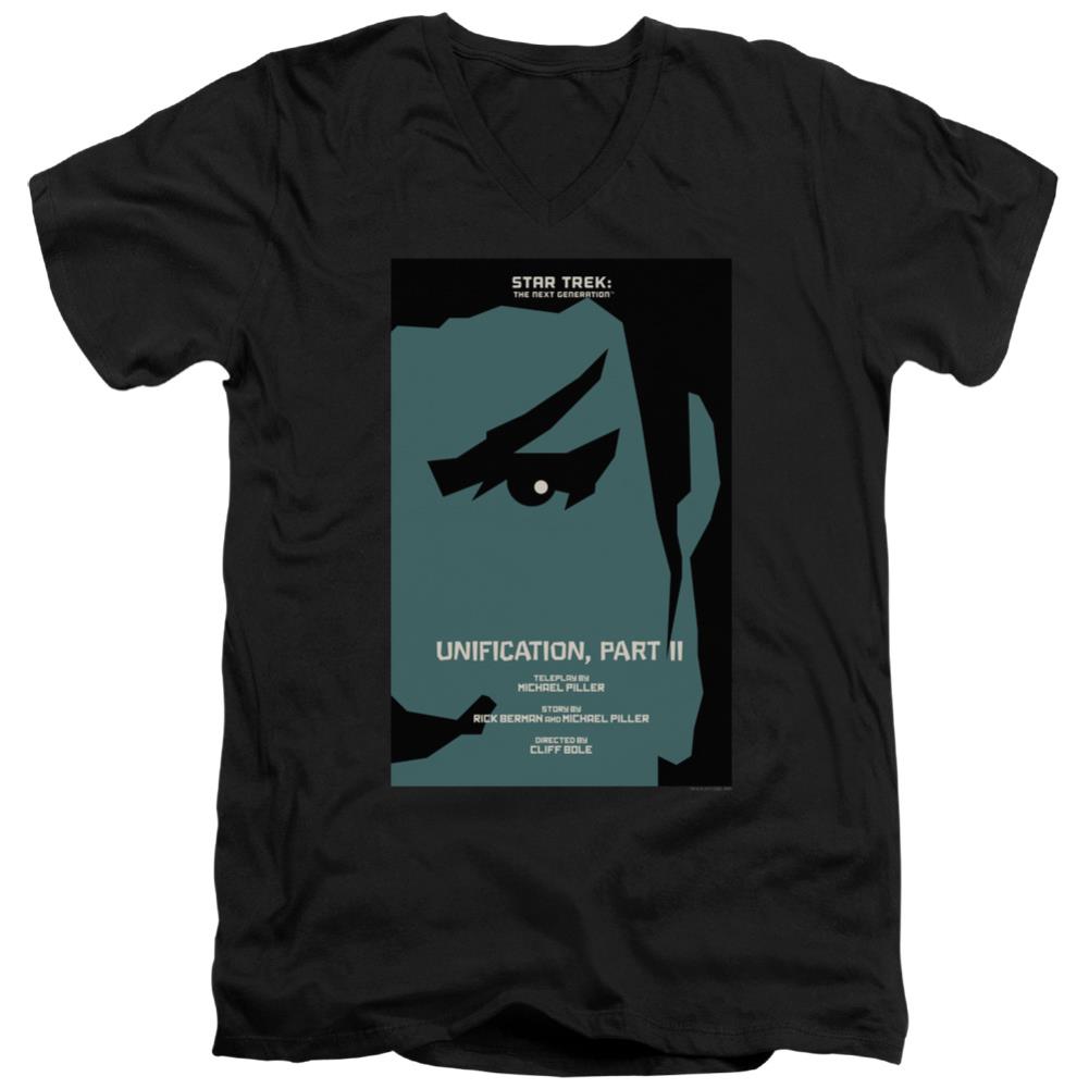 Star Trek TNG Season 5 Episode 8 Men's 30/1 Cotton Slim V-Neck T-Shirt