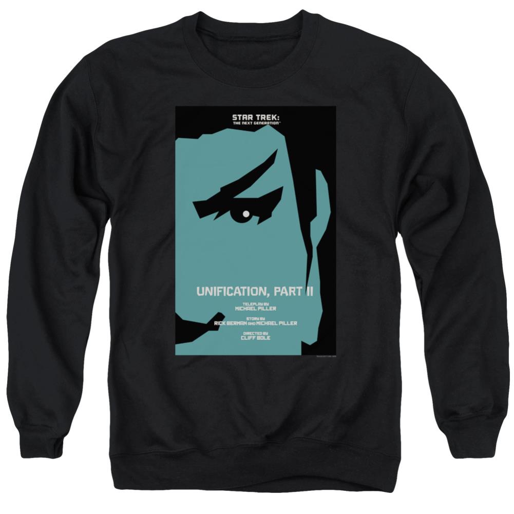 Star Trek TNG Season 5 Episode 8 Men's Crewneck 50 50 Poly Long-Sleeve T-Shirt