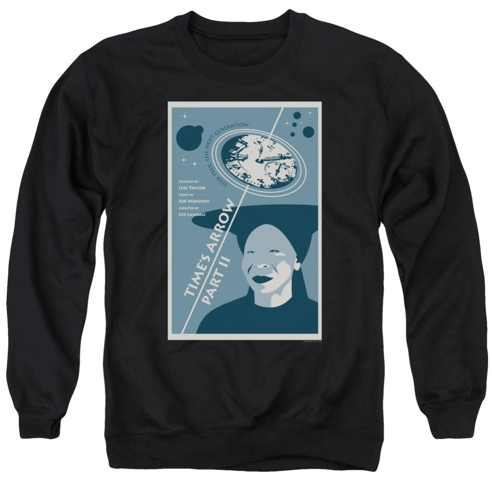 Star Trek TNG Season 6 Episode 1 Men's Crewneck 50 50 Poly Long-Sleeve T-Shirt