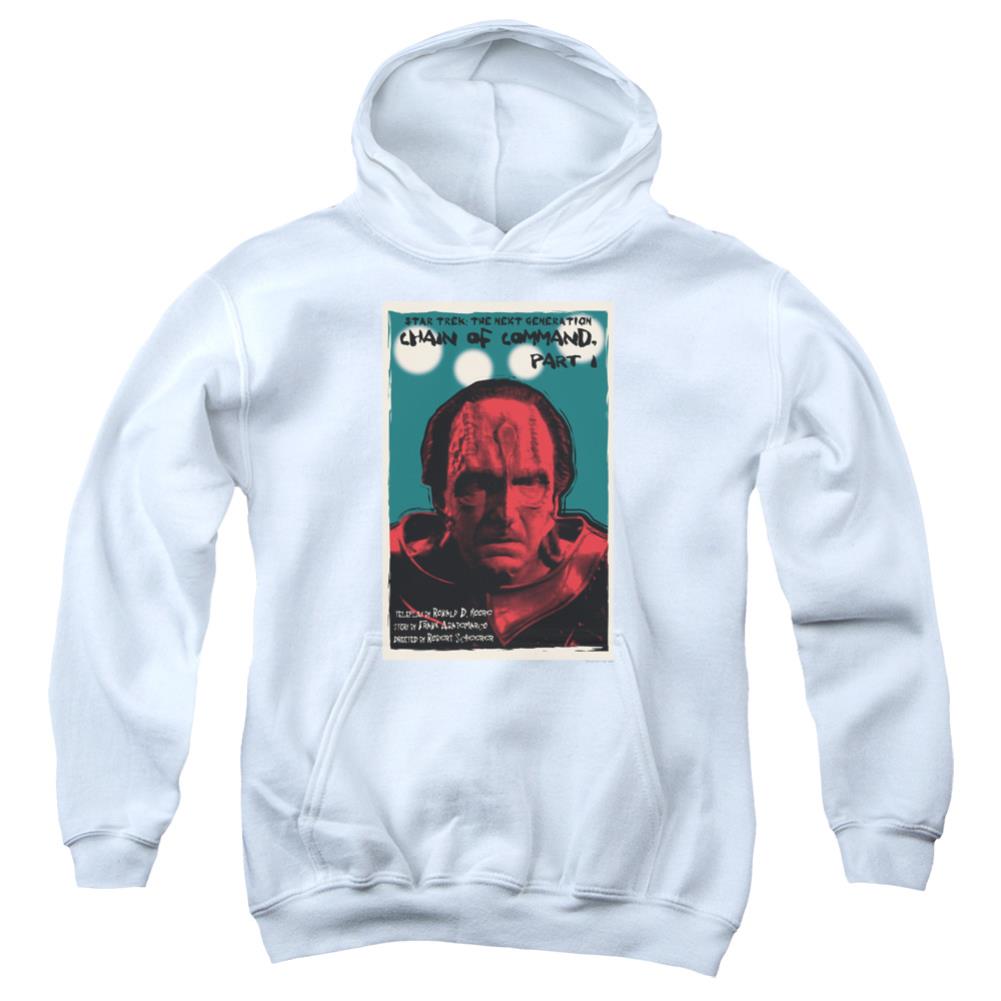 Star Trek TNG Season 6 Episode 10 Youth Cotton Poly Pull-Over Hoodie