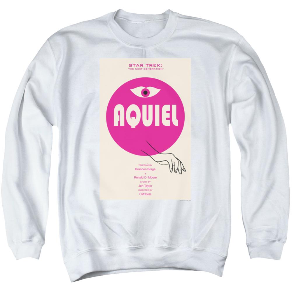 Star Trek TNG Season 6 Episode 13 Men's Crewneck 50 50 Poly Long-Sleeve T-Shirt