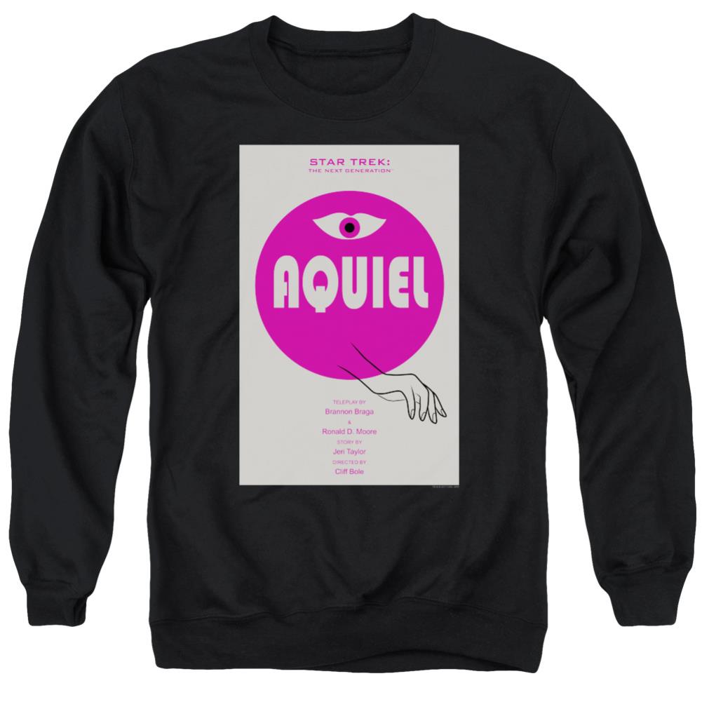Star Trek TNG Season 6 Episode 13 Men's Crewneck 50 50 Poly Long-Sleeve T-Shirt