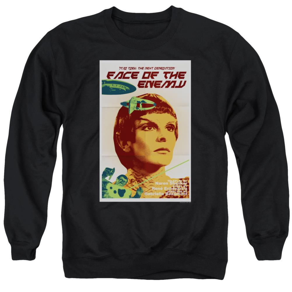 Star Trek TNG Season 6 Episode 14 Men's Crewneck 50 50 Poly Long-Sleeve T-Shirt
