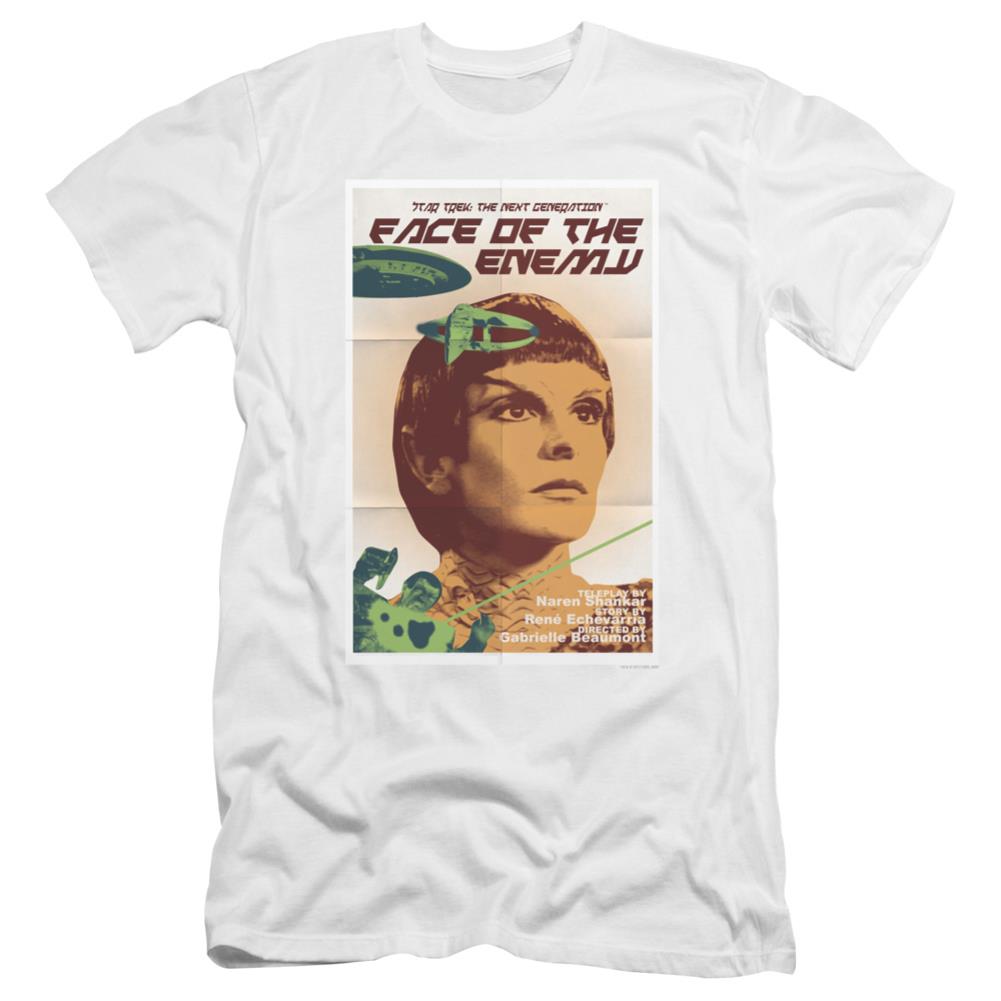 Star Trek TNG Season 6 Episode 14 Men's Ultra-Soft 30/1 Cotton Slim Short-Sleeve T-Shirt