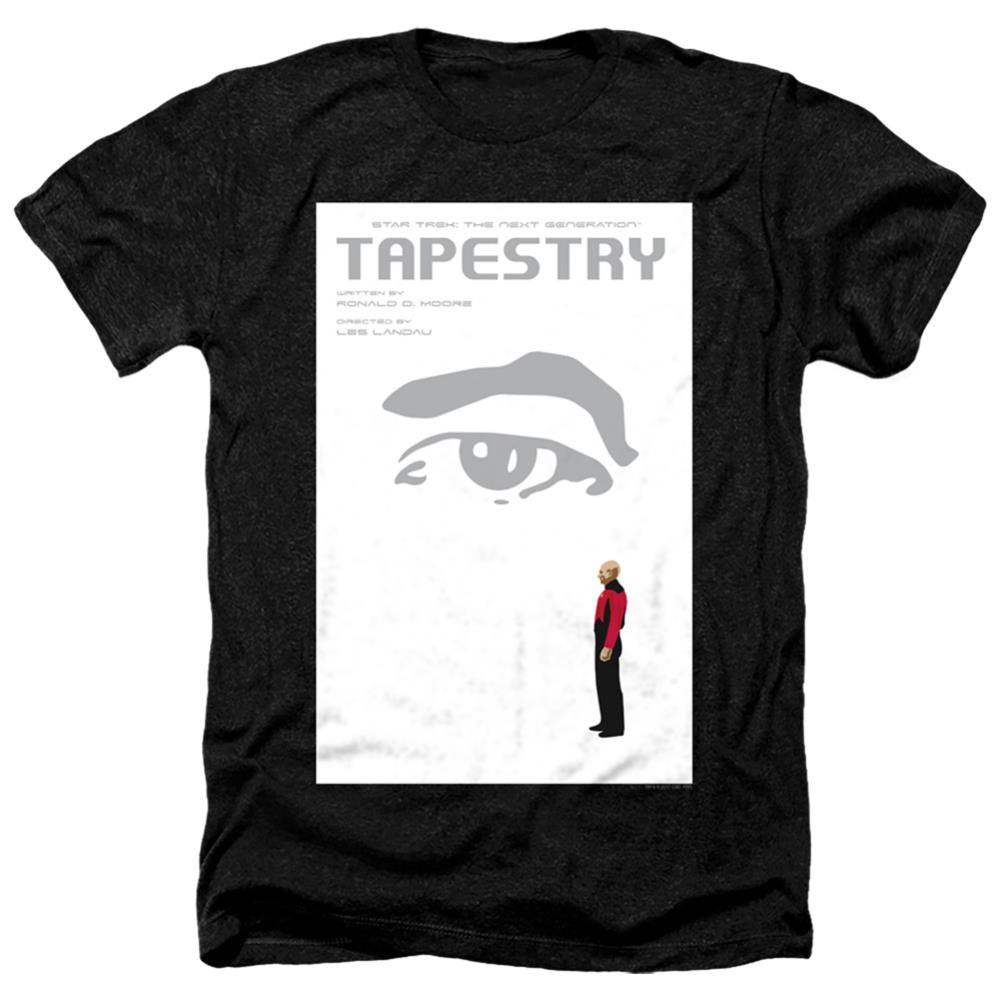 Star Trek TNG Season 6 Episode 15 Men's 30/1 Heather 60 40 Poly Short-Sleeve T-Shirt