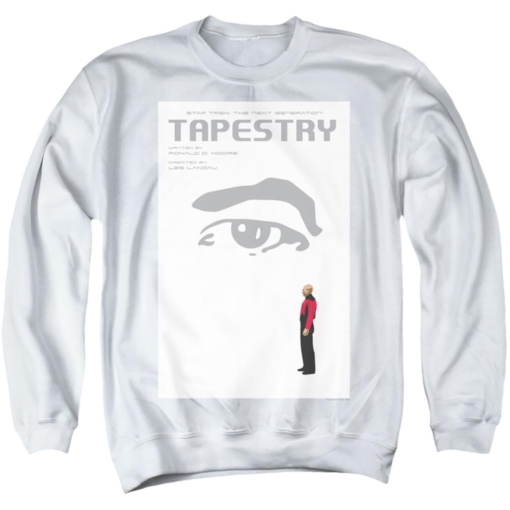 Star Trek TNG Season 6 Episode 15 Men's Crewneck 50 50 Poly Long-Sleeve T-Shirt