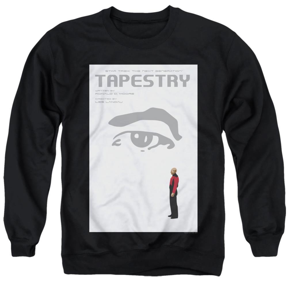 Star Trek TNG Season 6 Episode 15 Men's Crewneck 50 50 Poly Long-Sleeve T-Shirt
