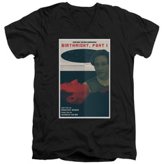 Star Trek TNG Season 6 Episode 16 Men's 30/1 Cotton Slim V-Neck T-Shirt