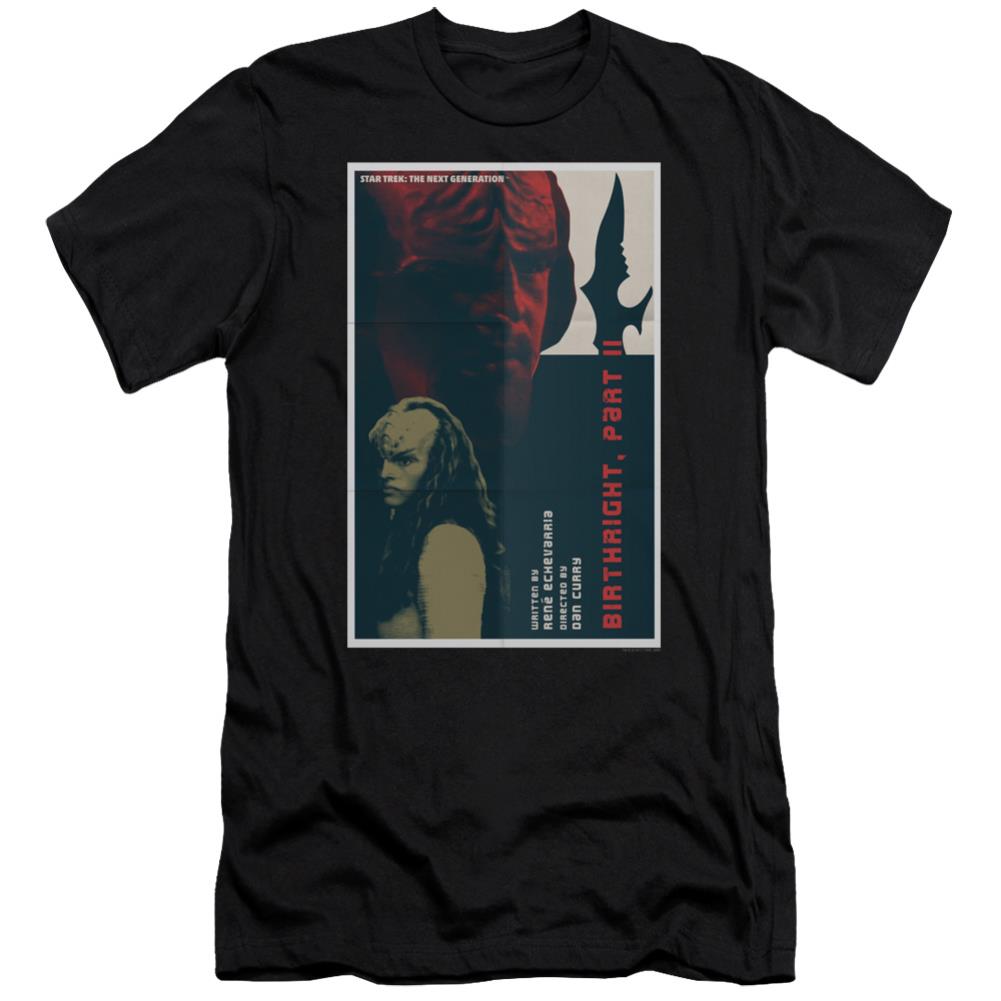 Star Trek TNG Season 6 Episode 17 Men's Ultra-Soft 30/1 Cotton Slim Short-Sleeve T-Shirt