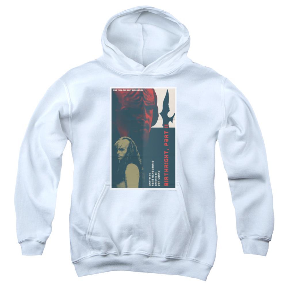 Star Trek TNG Season 6 Episode 17 Youth Cotton Poly Pull-Over Hoodie
