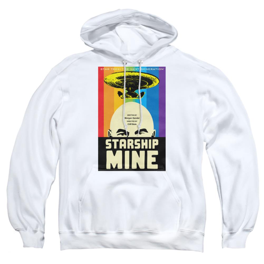 Star Trek TNG Season 6 Episode 18 Men's Pull-Over 75 25 Poly Hoodie