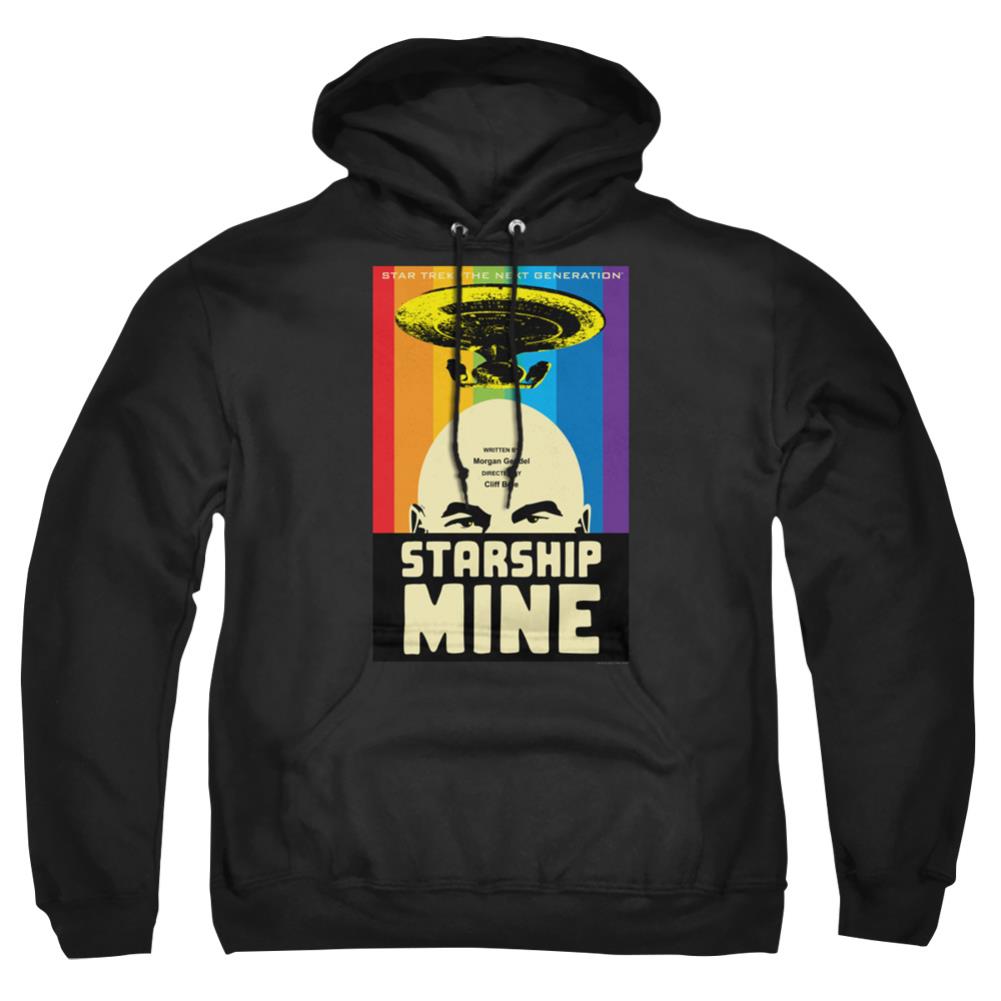 Star Trek TNG Season 6 Episode 18 Men's Pull-Over 75 25 Poly Hoodie