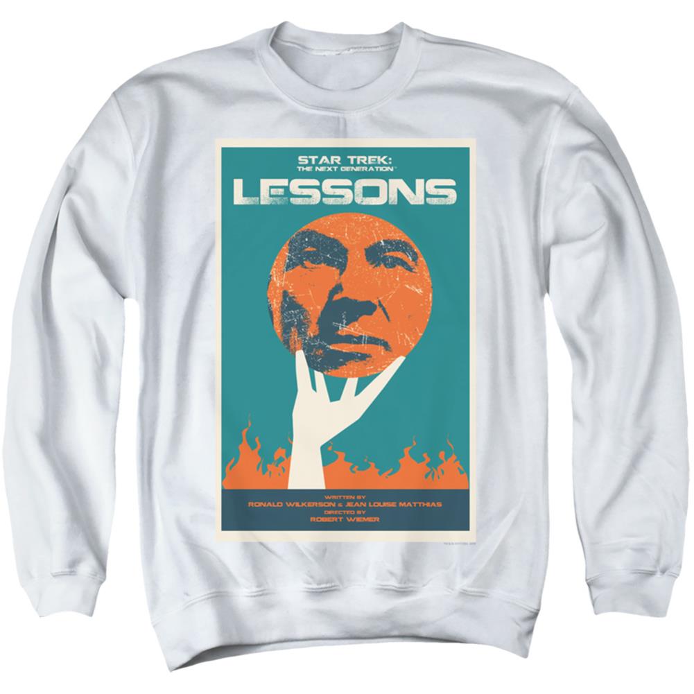 Star Trek TNG Season 6 Episode 19 Men's Crewneck 50 50 Poly Long-Sleeve T-Shirt