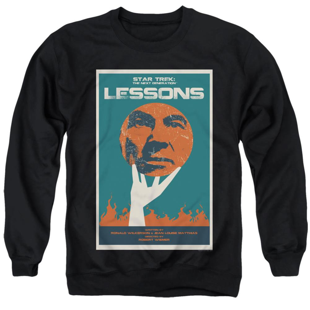 Star Trek TNG Season 6 Episode 19 Men's Crewneck 50 50 Poly Long-Sleeve T-Shirt