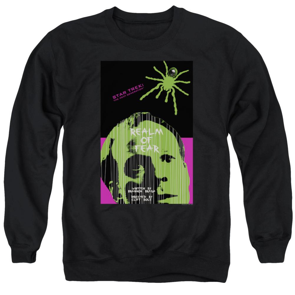 Star Trek TNG Season 6 Episode 2 Men's Crewneck 50 50 Poly Long-Sleeve T-Shirt