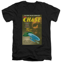 Star Trek TNG Season 6 Episode 20 Men's 30/1 Cotton Slim V-Neck T-Shirt