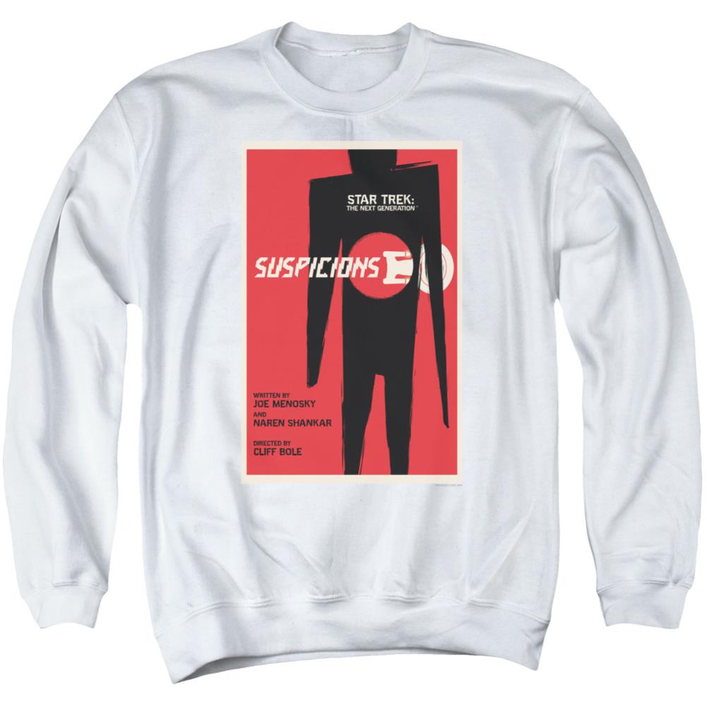 Star Trek TNG Season 6 Episode 22 Men's Crewneck 50 50 Poly Long-Sleeve T-Shirt