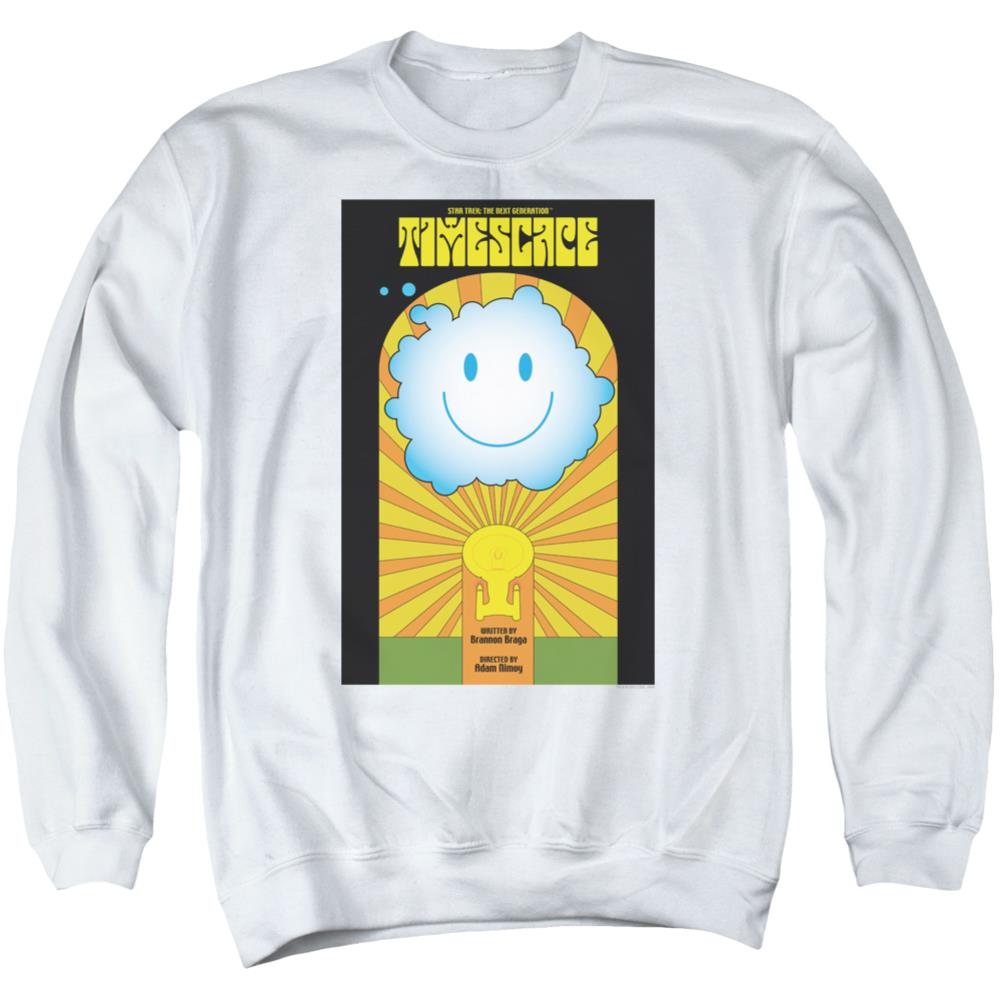Star Trek TNG Season 6 Episode 25 Men's Crewneck 50 50 Poly Long-Sleeve T-Shirt