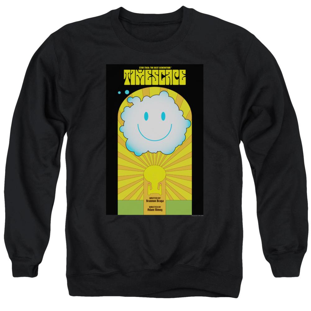 Star Trek TNG Season 6 Episode 25 Men's Crewneck 50 50 Poly Long-Sleeve T-Shirt
