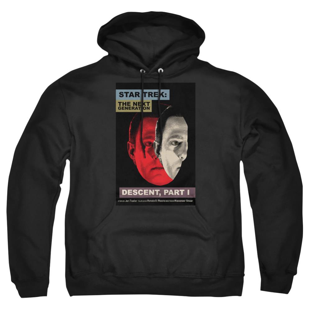 Star Trek TNG Season 6 Episode 26 Men's Pull-Over 75 25 Poly Hoodie
