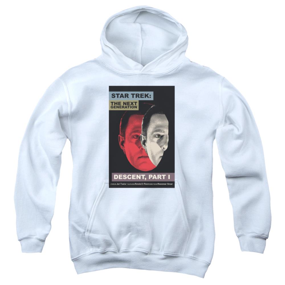 Star Trek TNG Season 6 Episode 26 Youth Cotton Poly Pull-Over Hoodie
