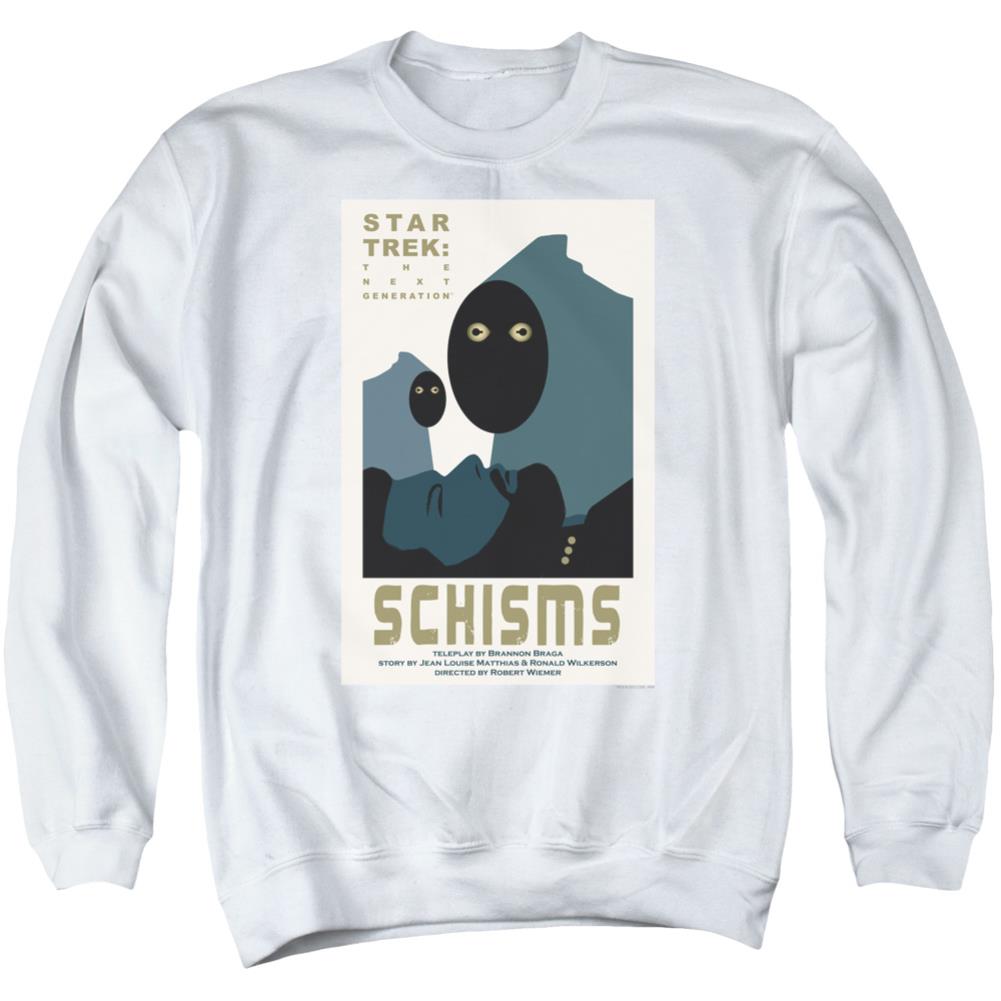 Star Trek TNG Season 6 Episode 5 Men's Crewneck 50 50 Poly Long-Sleeve T-Shirt