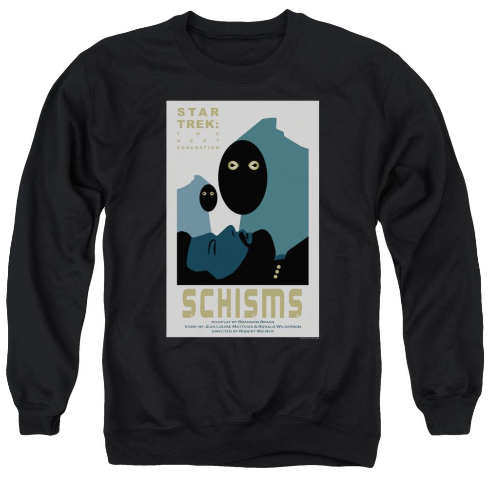 Star Trek TNG Season 6 Episode 5 Men's Crewneck 50 50 Poly Long-Sleeve T-Shirt