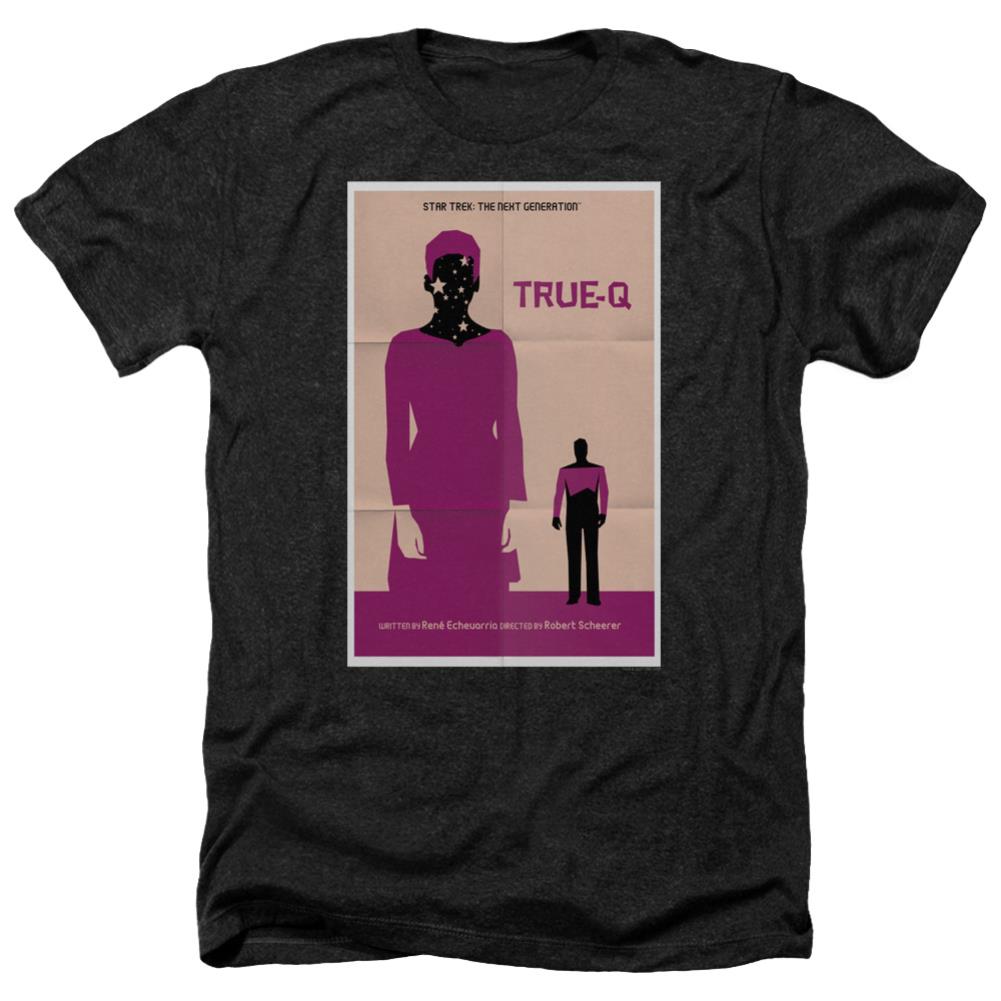 Star Trek TNG Season 6 Episode 6 Men's 30/1 Heather 60 40 Poly Short-Sleeve T-Shirt