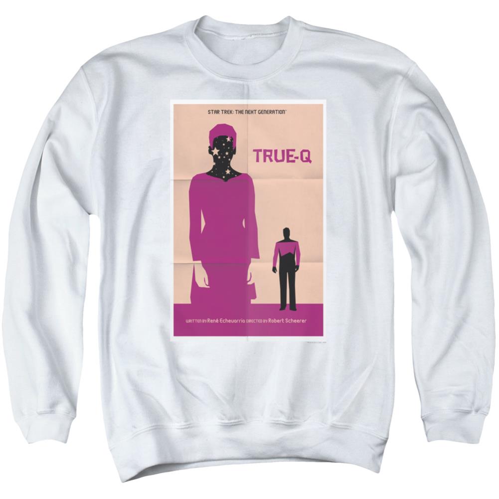 Star Trek TNG Season 6 Episode 6 Men's Crewneck 50 50 Poly Long-Sleeve T-Shirt