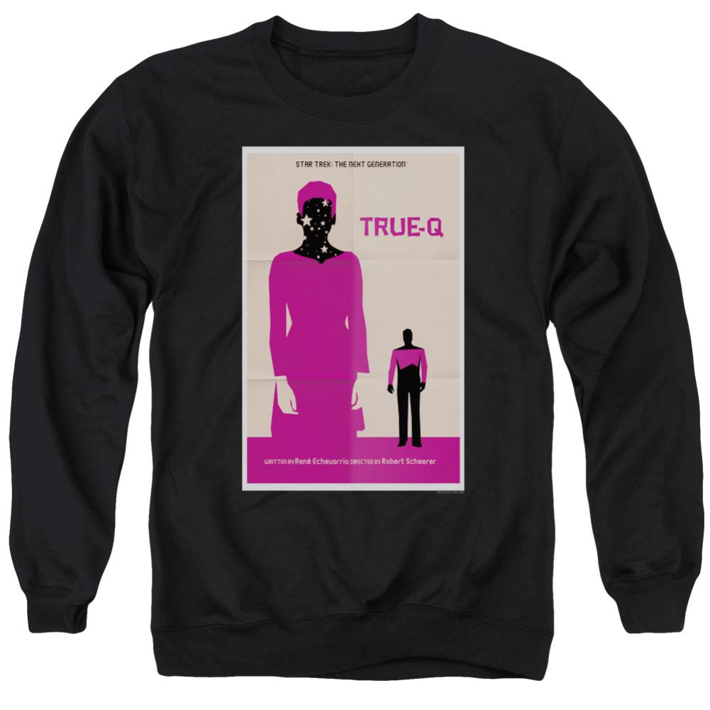 Star Trek TNG Season 6 Episode 6 Men's Crewneck 50 50 Poly Long-Sleeve T-Shirt