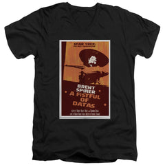 Star Trek TNG Season 6 Episode 8 Men's 30/1 Cotton Slim V-Neck T-Shirt