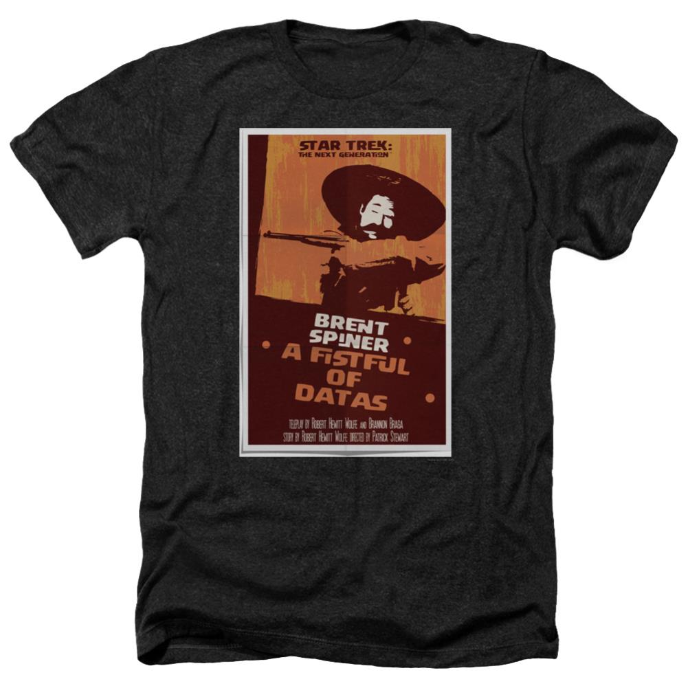 Star Trek TNG Season 6 Episode 8 Men's 30/1 Heather 60 40 Poly Short-Sleeve T-Shirt