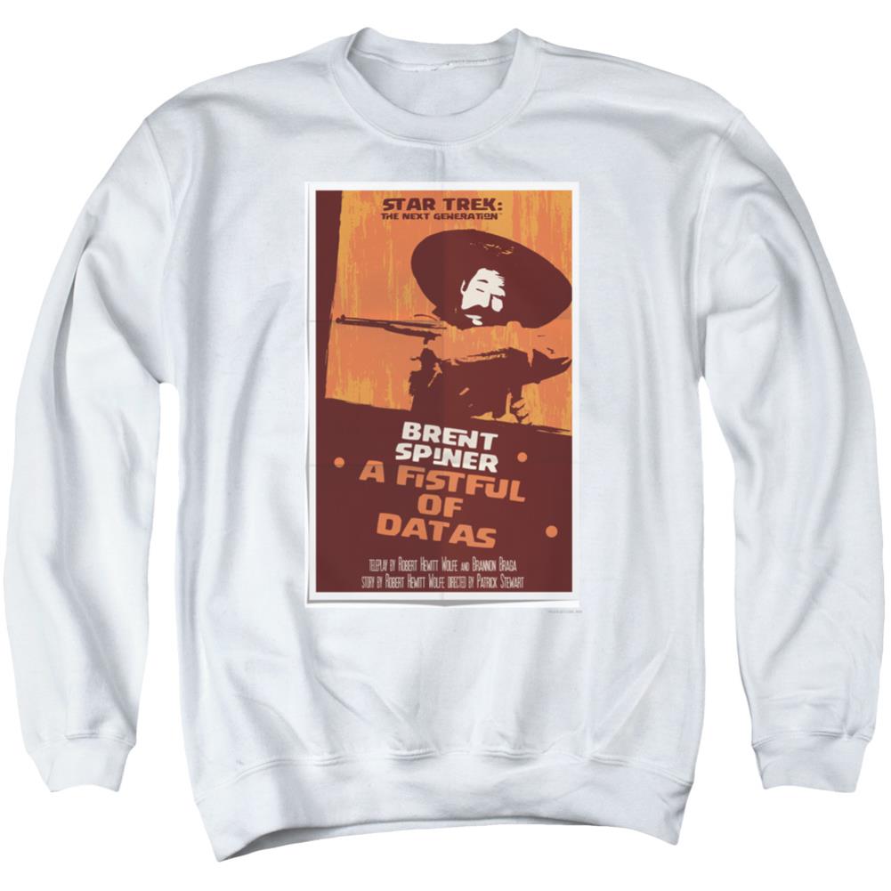 Star Trek TNG Season 6 Episode 8 Men's Crewneck 50 50 Poly Long-Sleeve T-Shirt
