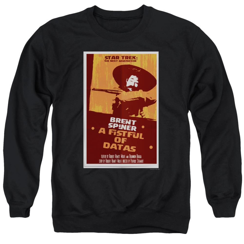 Star Trek TNG Season 6 Episode 8 Men's Crewneck 50 50 Poly Long-Sleeve T-Shirt