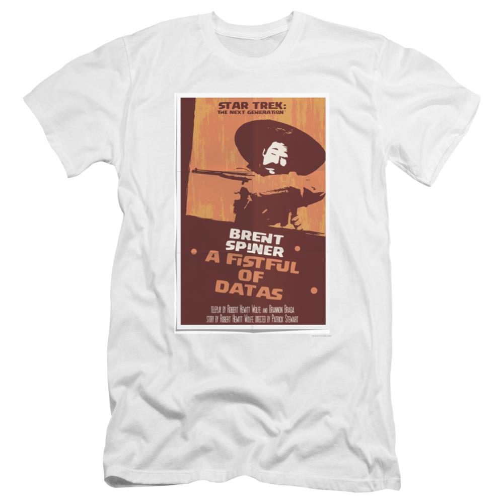 Star Trek TNG Season 6 Episode 8 Men's Ultra-Soft 30/1 Cotton Slim Short-Sleeve T-Shirt