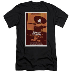 Star Trek TNG Season 6 Episode 8 Men's Ultra-Soft 30/1 Cotton Slim Short-Sleeve T-Shirt