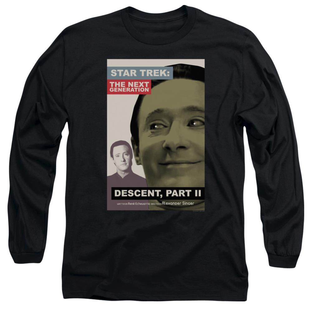 Star Trek TNG Season 7 Episode 1 Men's 18/1 Cotton Long-Sleeve T-Shirt