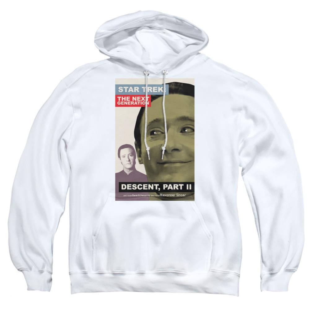 Star Trek TNG Season 7 Episode 1 Men's Pull-Over 75 25 Poly Hoodie
