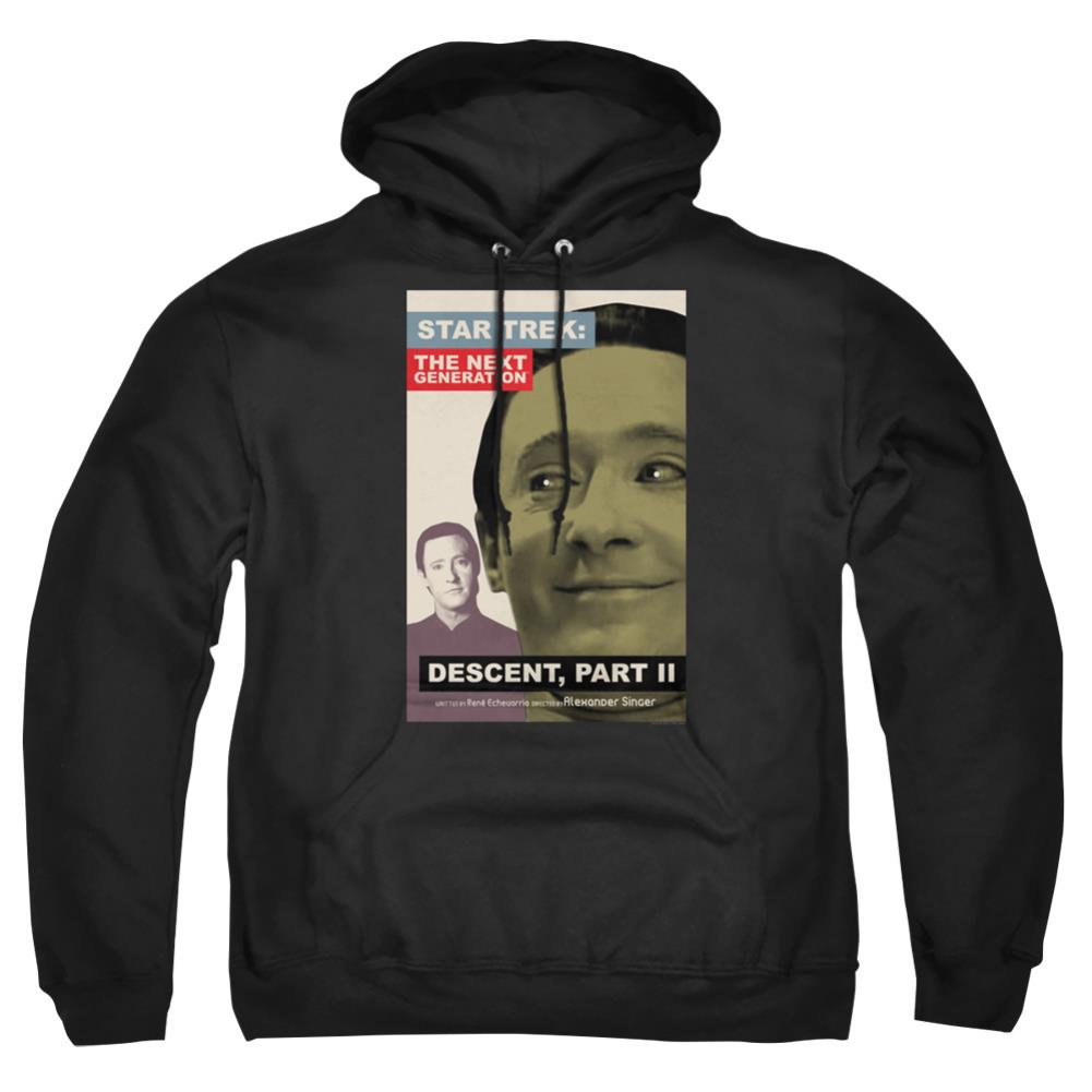 Star Trek TNG Season 7 Episode 1 Men's Pull-Over 75 25 Poly Hoodie