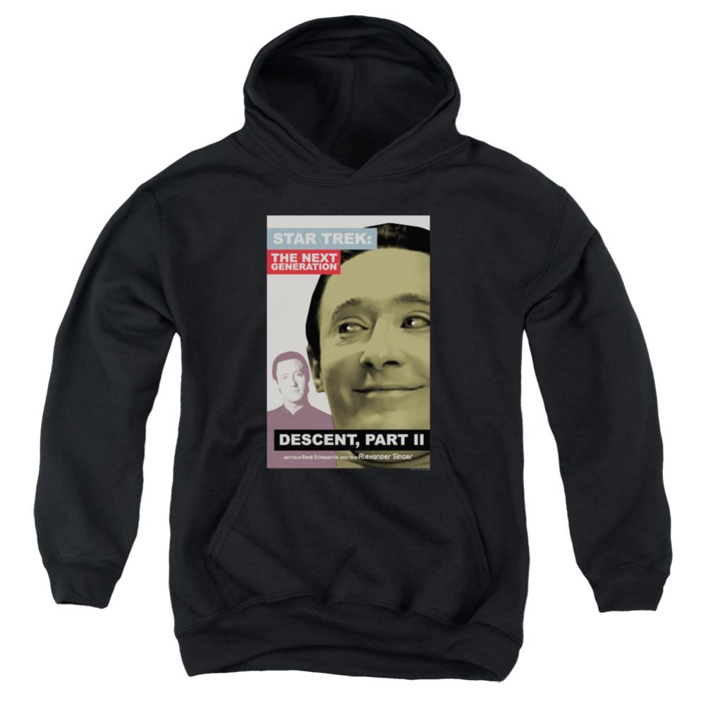 Star Trek TNG Season 7 Episode 1 Youth Cotton Poly Pull-Over Hoodie